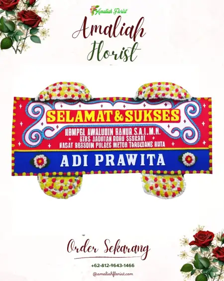 Papan Bunga Ucapan Selamat Bondrang